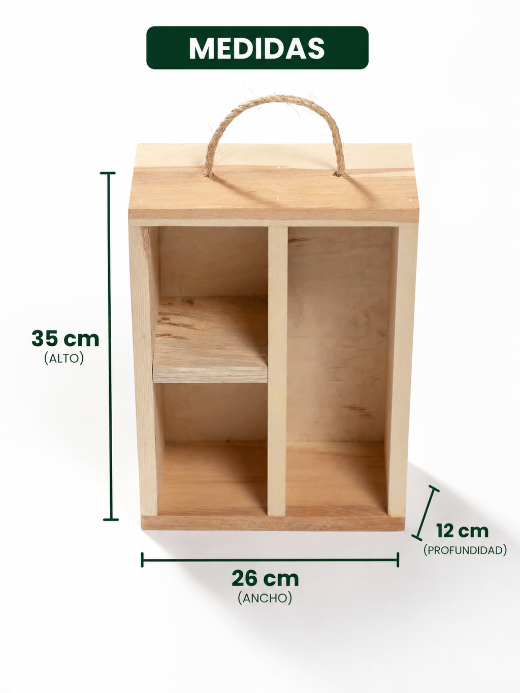Caja Arcón 35x26x12cm