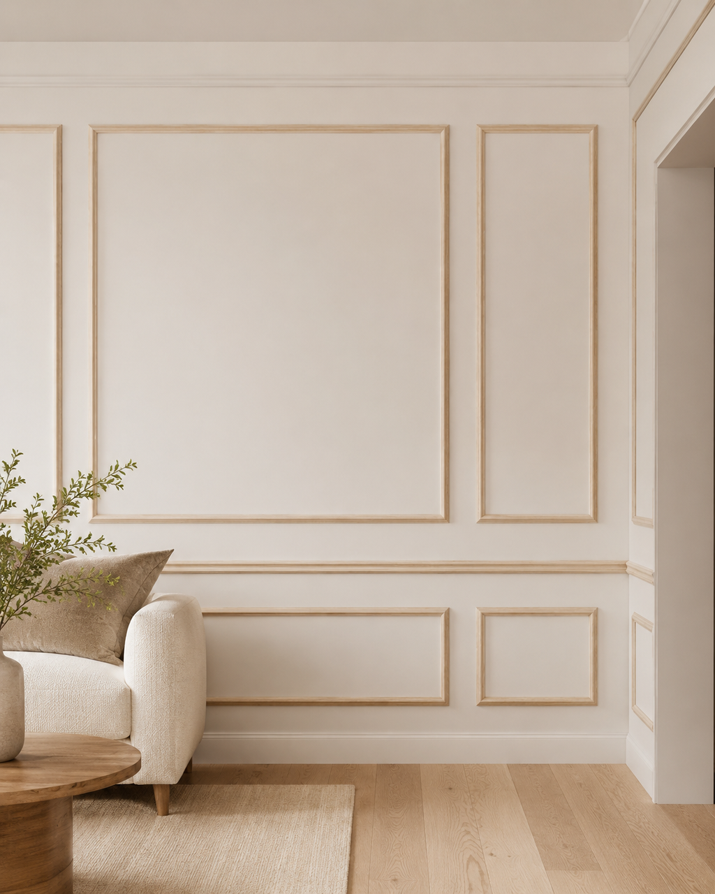Moldura Trébol natural WM137