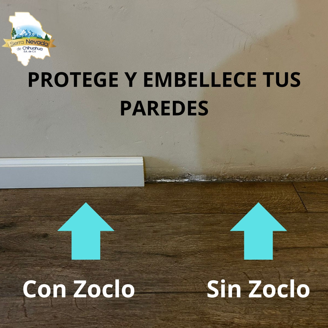 Zoclo 9cm  BLANCO  WM632